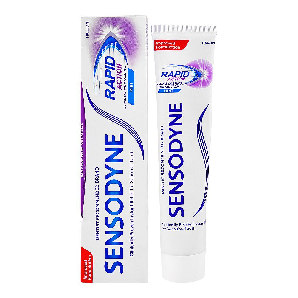 Sensodyne Rapid Action Mint Toothpaste 100g