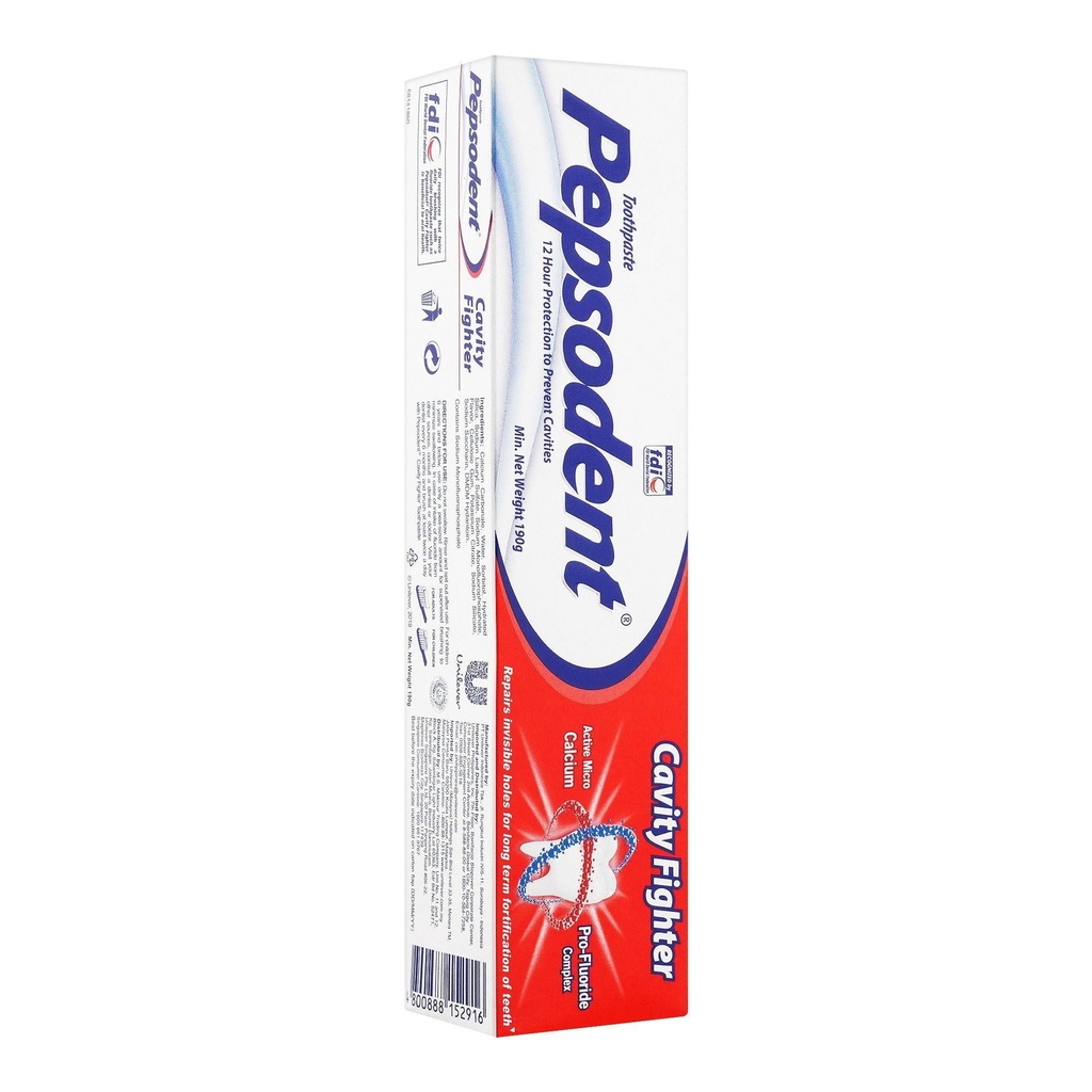 Pepsodent Cavity Fighter Toothpaste in 190g.