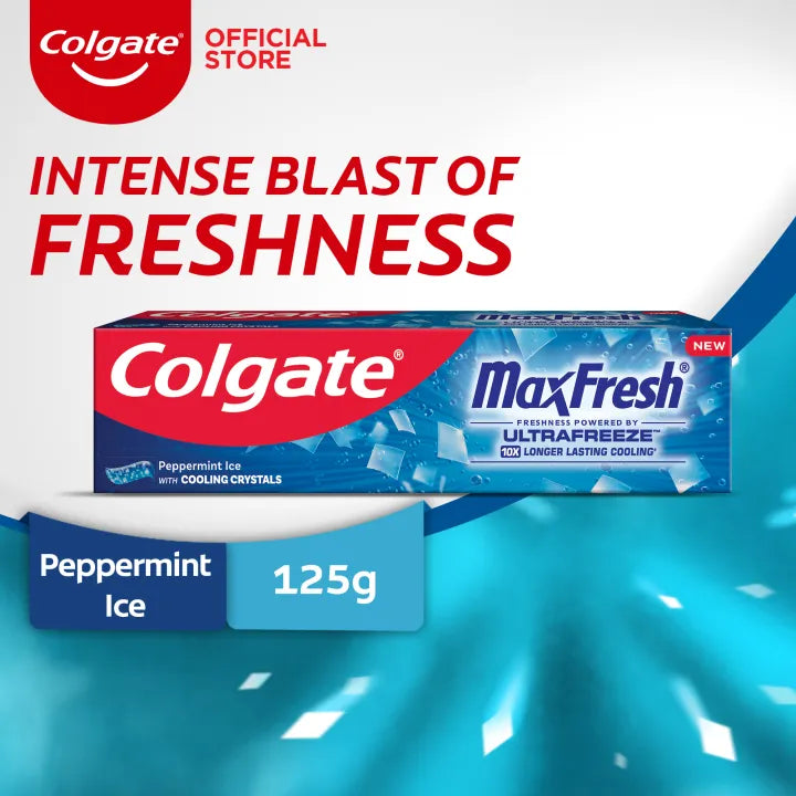 Colgate MaxFresh Peppermint Ice Toothpaste 125g
