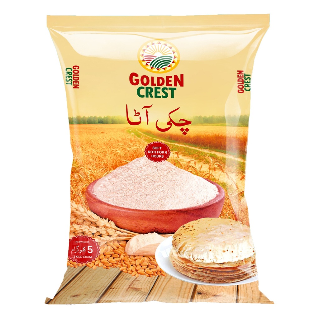 Golden Crest White Chaki Atta 5Kg