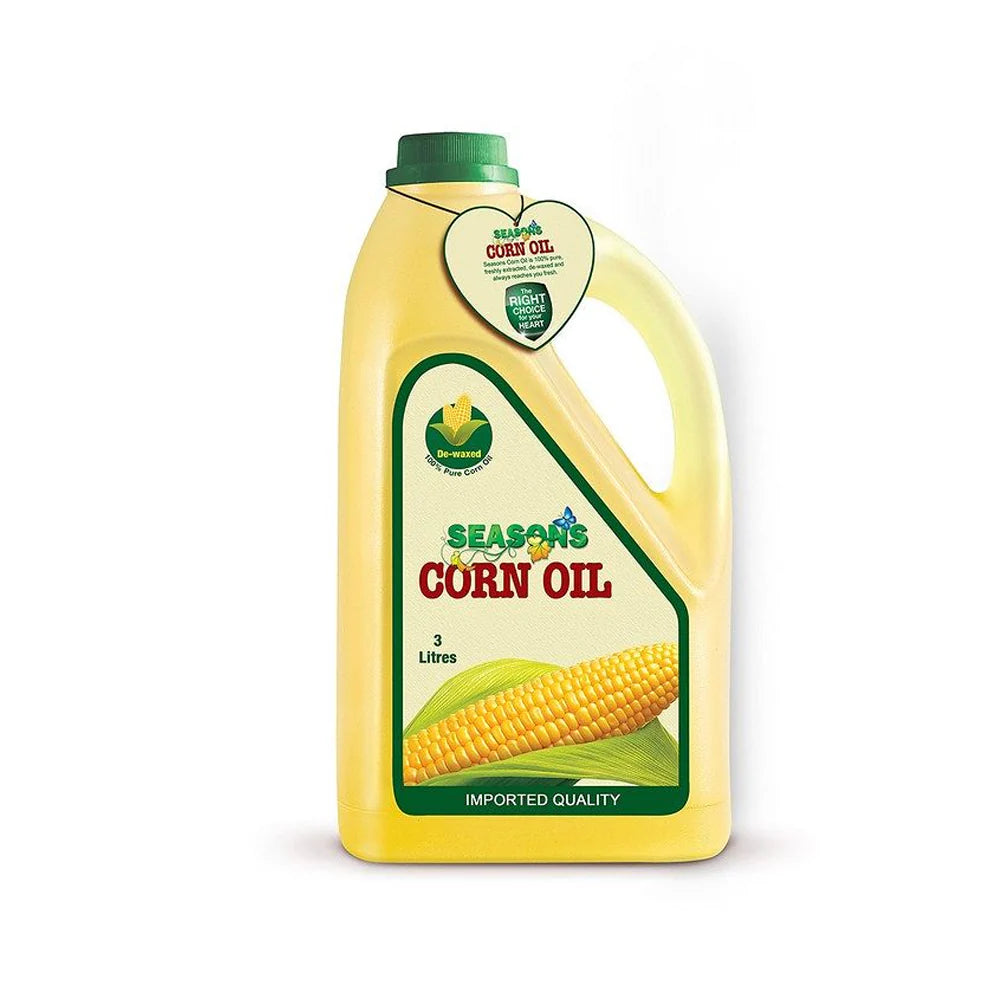 Seasons Corn Oil Bottle 3 Ltr