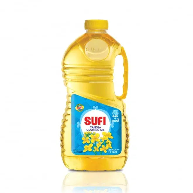 Sufi Canola Cooking Oil 4.5 Litre Bottle