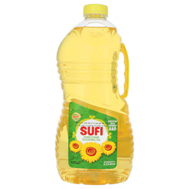 Sufi Sunflower Cooking Oil 4.5 lts