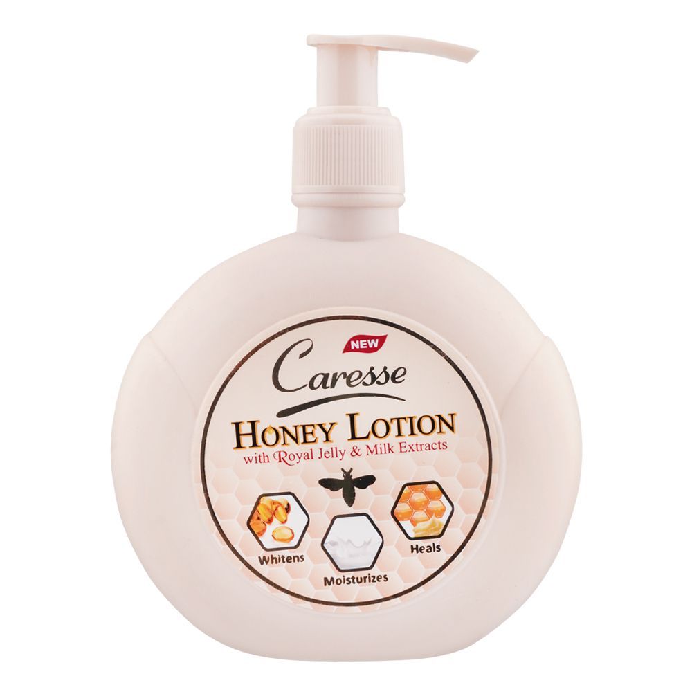 Caresse Honey Lotion with Royal Jelly & Milk Extracts 320ml