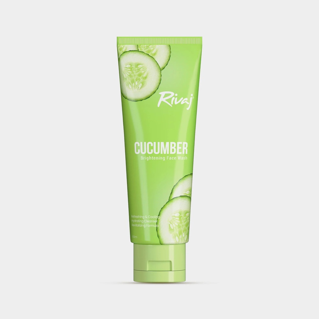 Rivaj Cucumber Brightening Face Wash 50g