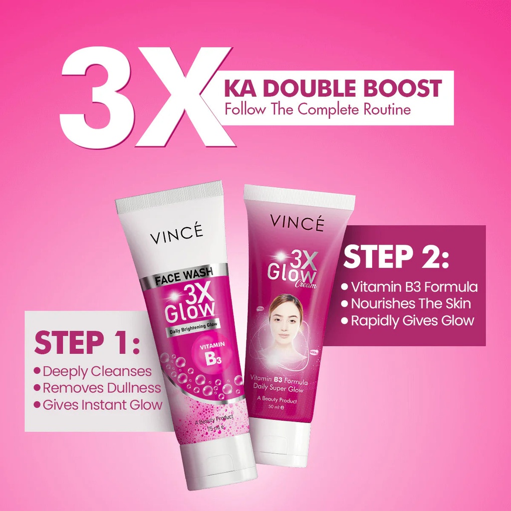 "Vince 3X Glow Cream 50ml  "
