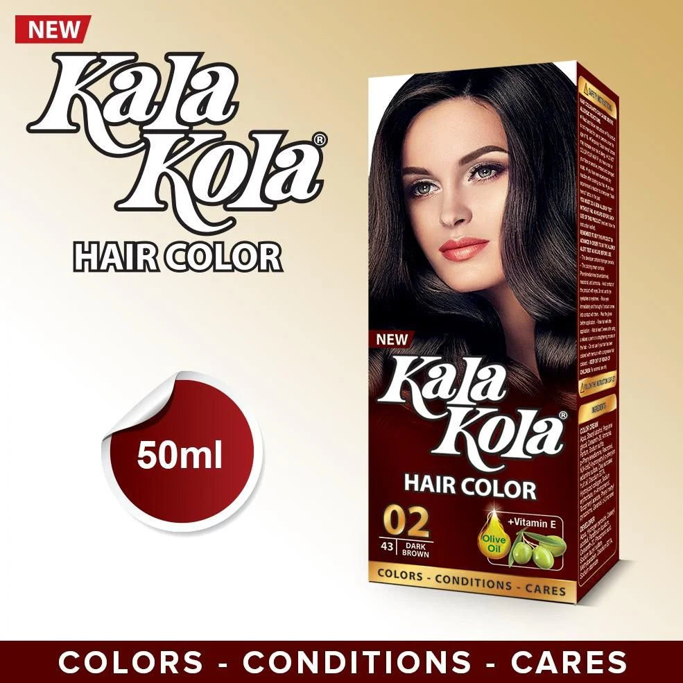 Kala Kola hair color Dark Brown, shade 02.
