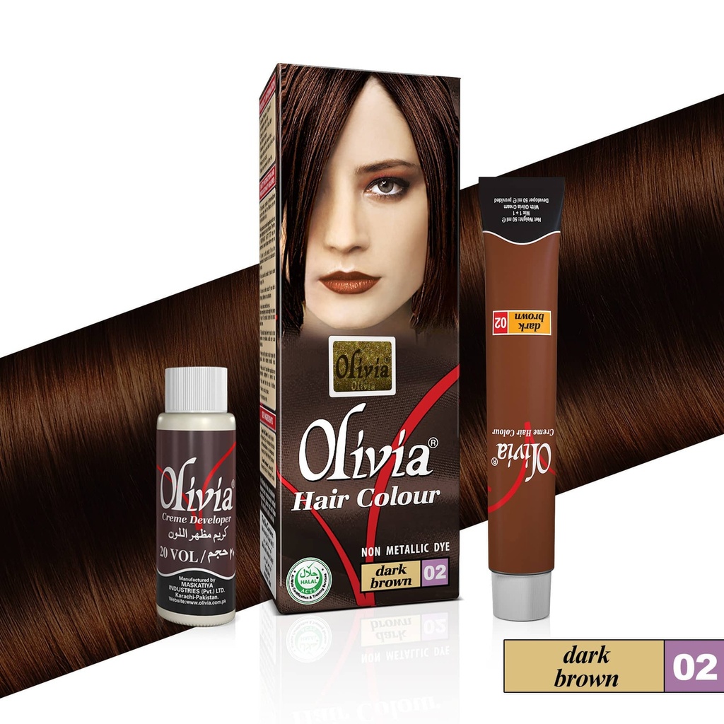 Olivia Dark Brown (shade 02),