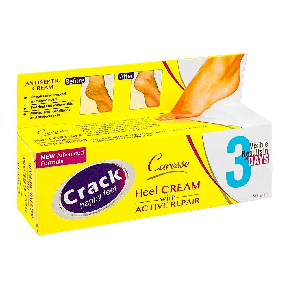 Caresse Crack Happy Feet Heel Cream, 50g