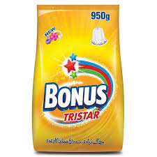 Bonus Tri Star Detergent Powder 950g
