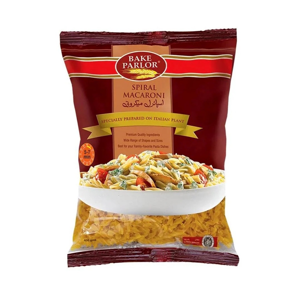 Bake Parlor Spiral Macaroni 400g
