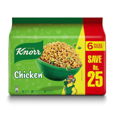 Knorr Noodles Chicken Family (Pack of 6)