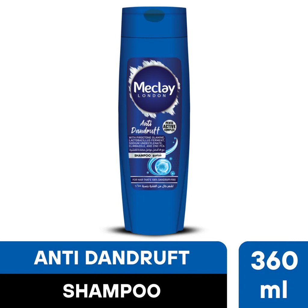 Meclay London Anti Dandruff Shampoo Blue 360ML