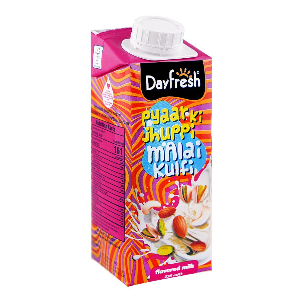 Day Fresh Malai Kulfi Flavored Milk, Tetra Pack, 225ml
