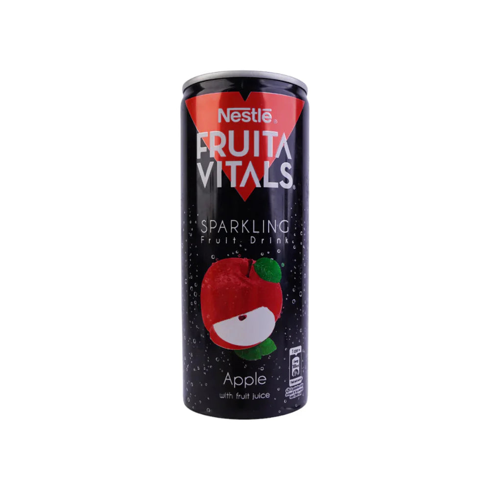 Nestle Fruita Vitals Apple Sparkling Can 250ml