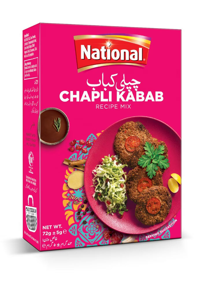 National Chapli Kabab Recipe Mix 72 gr