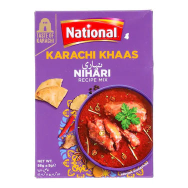 National Karachi Khaas Nihari Recipe Mix Masala 61 gr