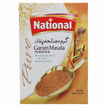 National Garam Masala Powder 50 gr