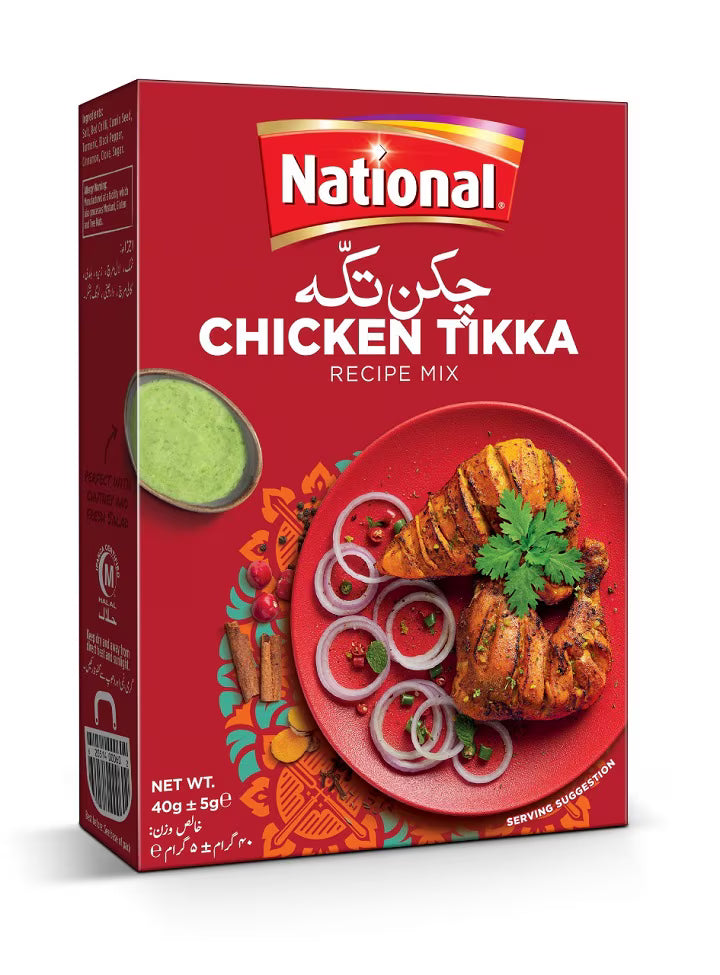 National Chicken Tikka Recipe Mix 40 gr