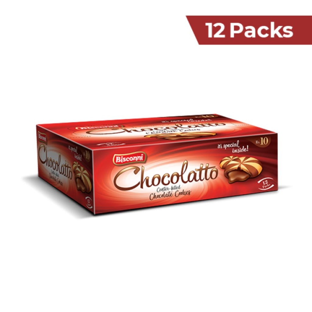 ChocolatePack of 12 Bisconni Chocolatto Bar