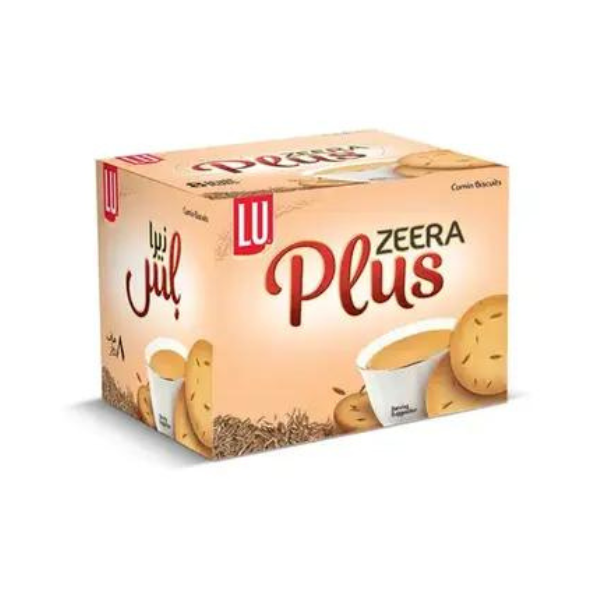 LU ZEERA PLUS BISCUITS 8`S SNACK PACK
