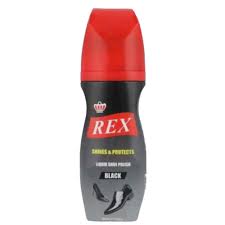 REX LIQUID SHOE POLISH BROWN 75 ML
