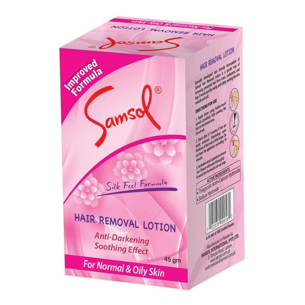 Samsol - Hair Removal Lotion for Normal & Oily Skin 45 GM