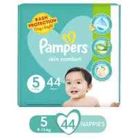 Pampers Taped Baby Diapers (Size 5 Junior, 44 Pcs)