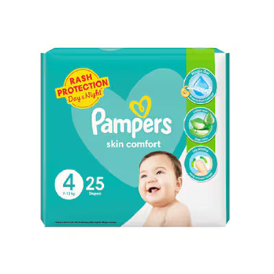 Pampers Skin Comfort Pants, No.4, Maxi, 10-14 Kg, 25-Pack