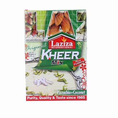 Laziza Kheer Pistachio+Coconut 155g