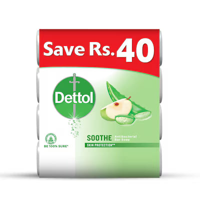Dettol Soothe Soap Pack of 4