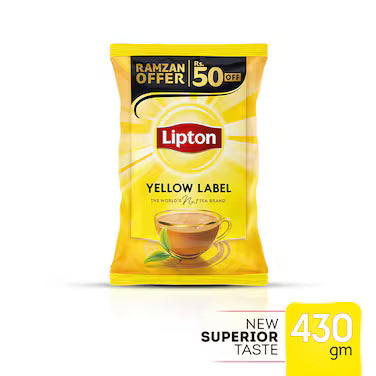 Lipton Yellow Label Black Tea CP 430 gr