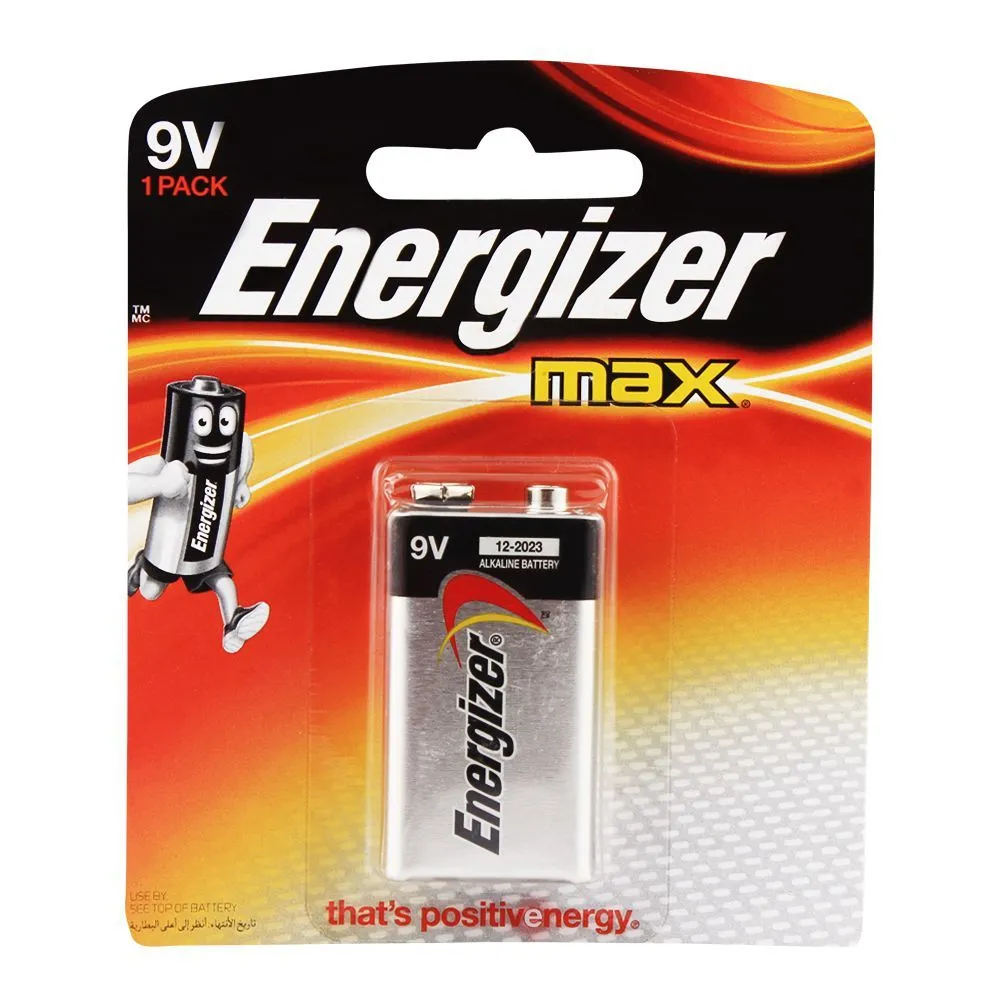 Energizer Max (9 Volts) Battery 1 Piece