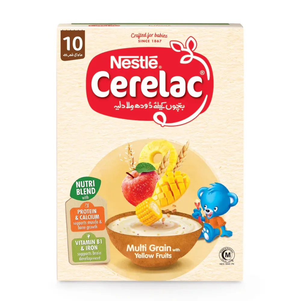 Nestle Cerelac Baby Cereal Yellow Fruita 175g