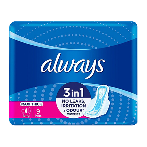 Always Thicks Maxi Night Value Pads 1 Packet