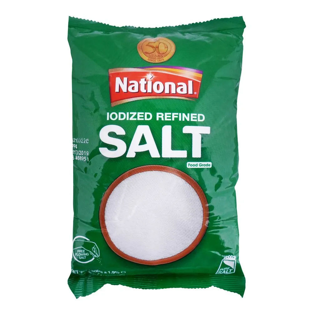 National Salt Iodized 800g