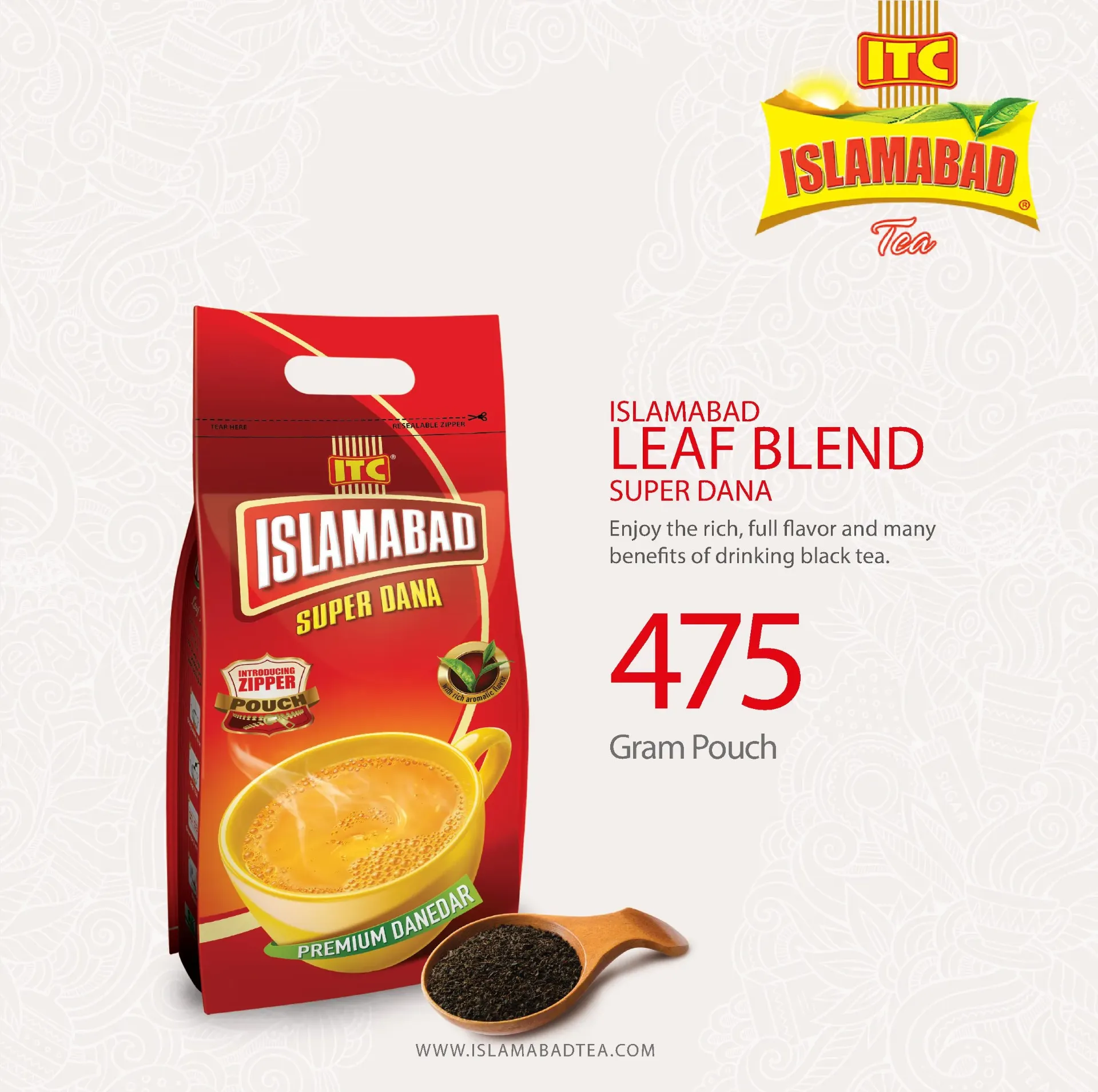 Itc Islamabad Tea Super Dana 475g