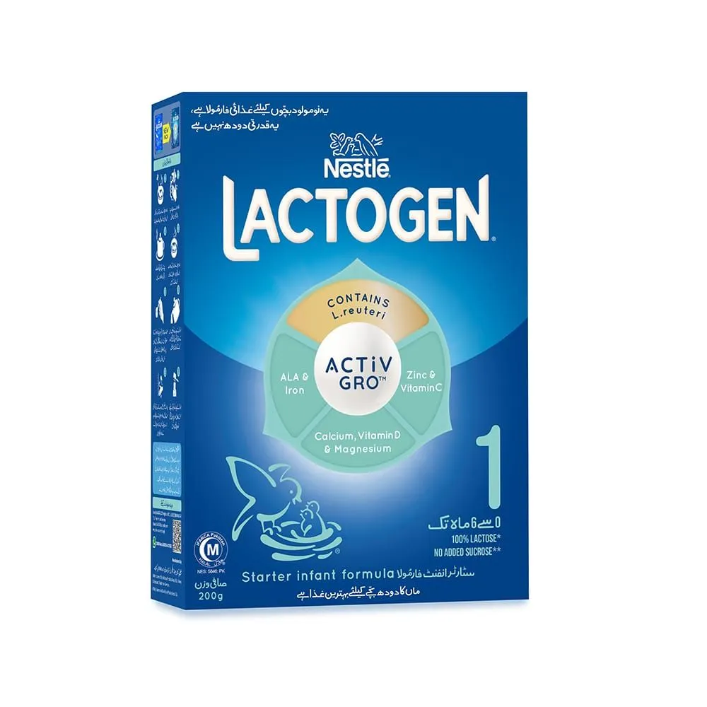 Nestle Lactogen 1 Baby Food Infant Formula 200g