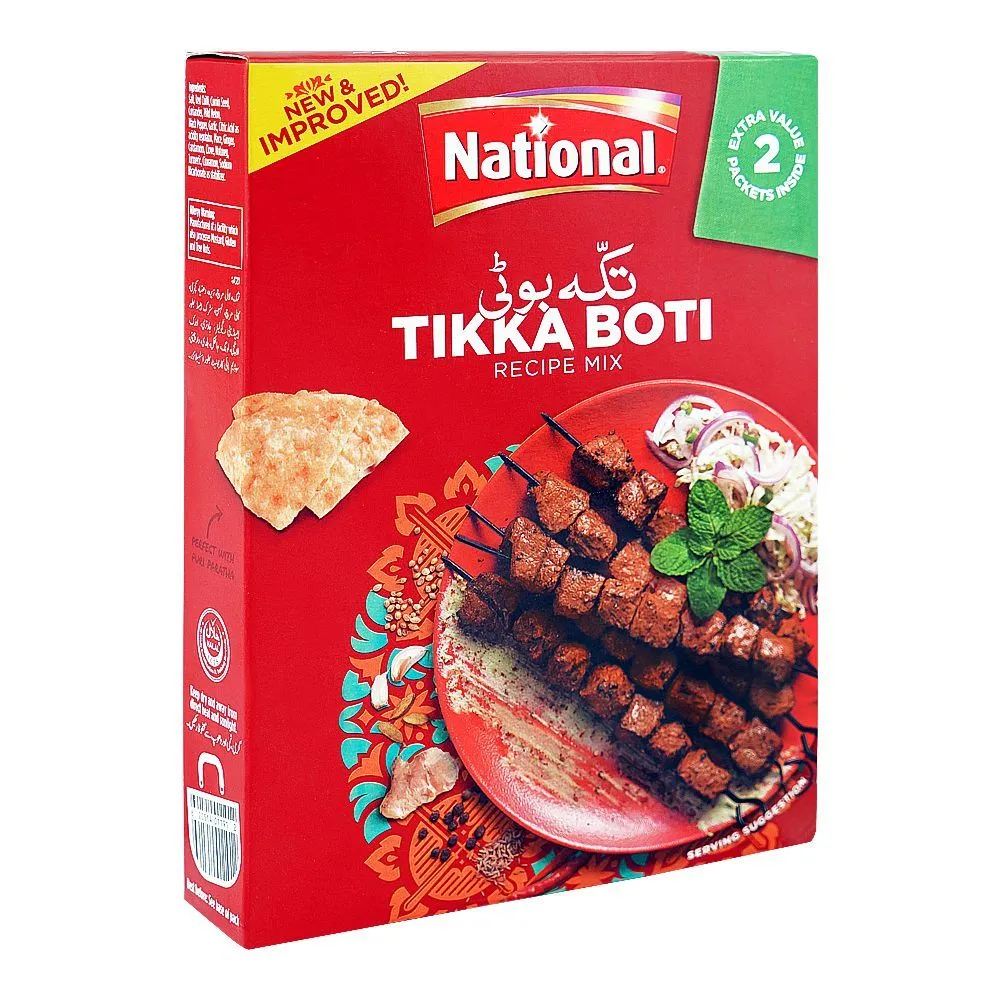 National Tikka Boti Recipe Mix Masala 88g