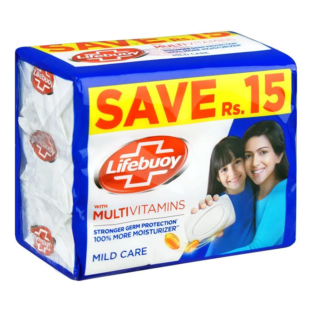 Lifebuoy with Multivitamins Mild Care Trio 130g