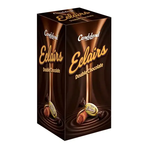 Candyland Eclairs Double Chocolate 1 Box