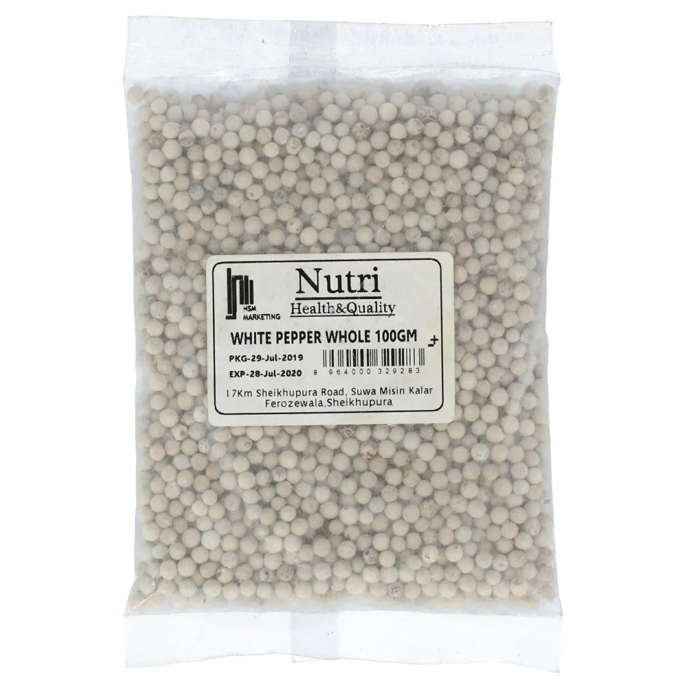 White Pepper Whole 100g