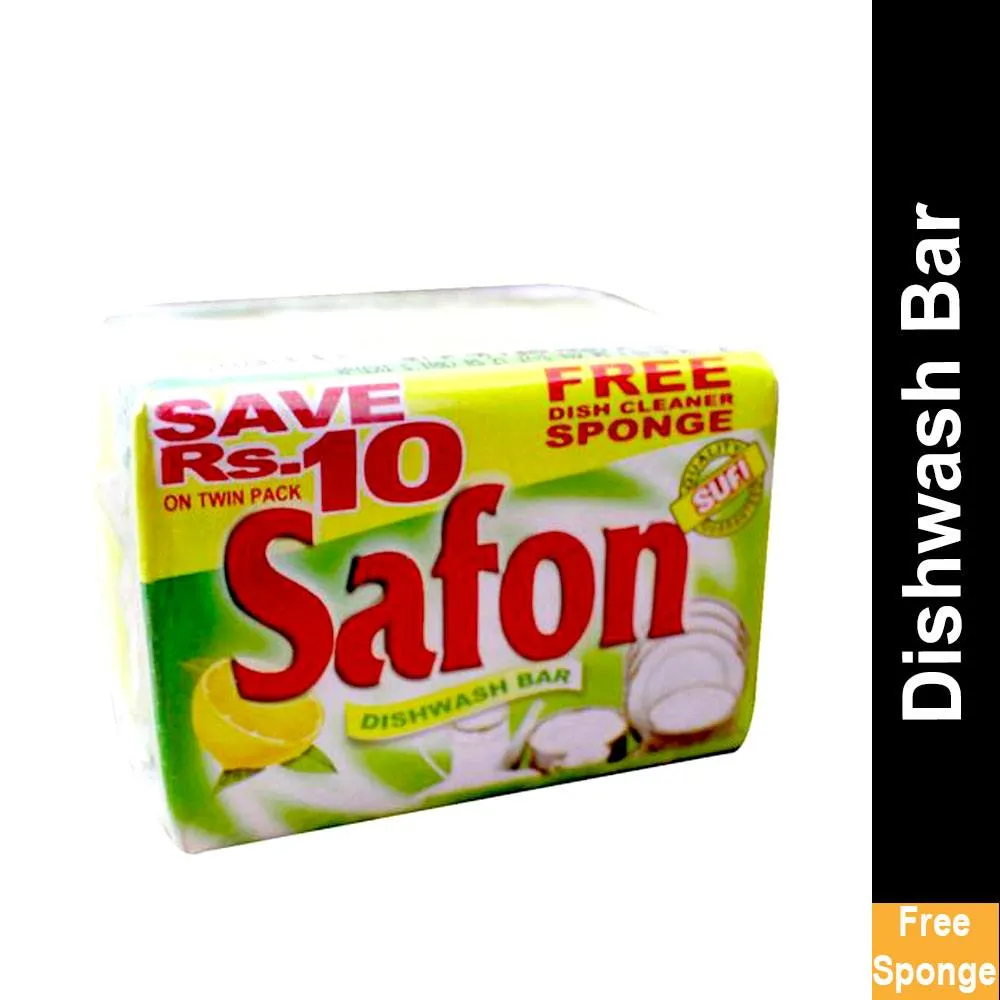 Sufi Dishwash 195g X2 Promo Sponge 1 Packet