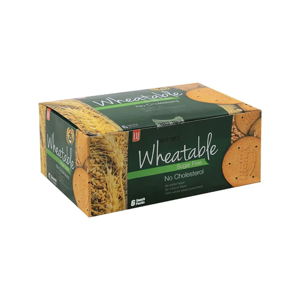 Lu Wheatable Sugar Free Biscuit Half Roll 57g