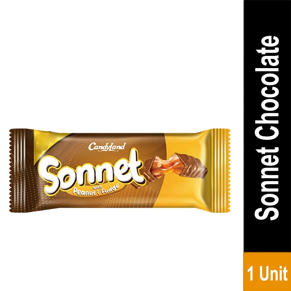 Candyland Super Sonnet Peanut Fudge 1 Piece