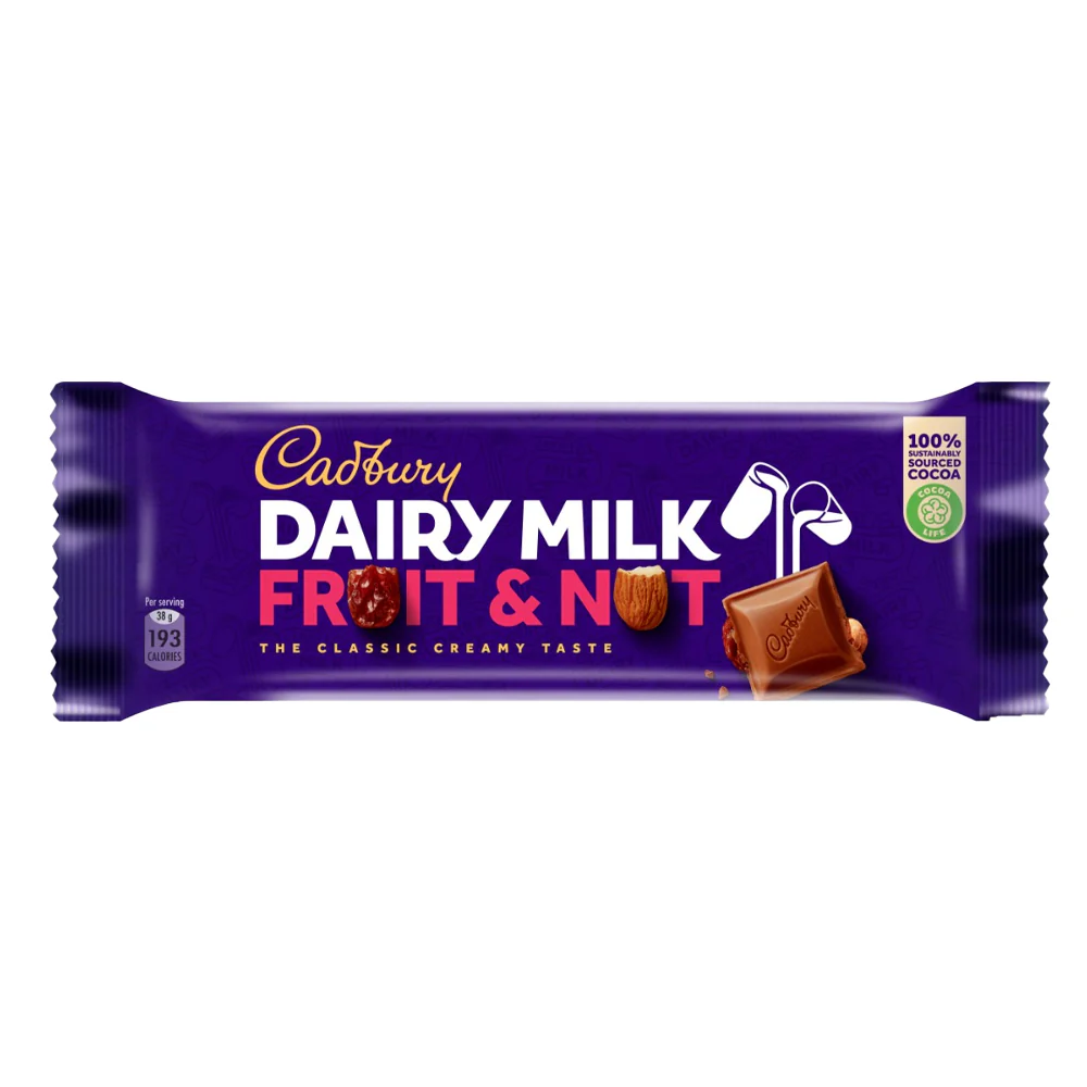 Cadbury Dairy Milk Fruita & Nut 38g