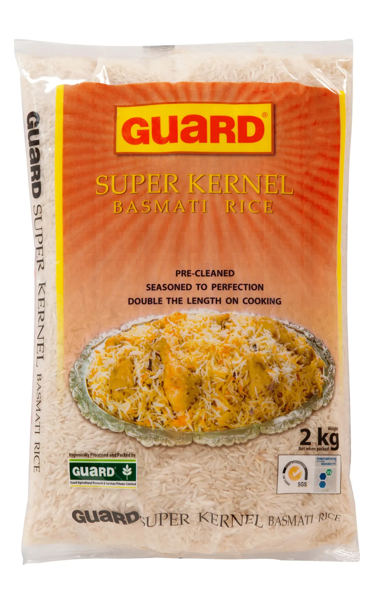 Guard Super Kernel Basmati Rice 2kg