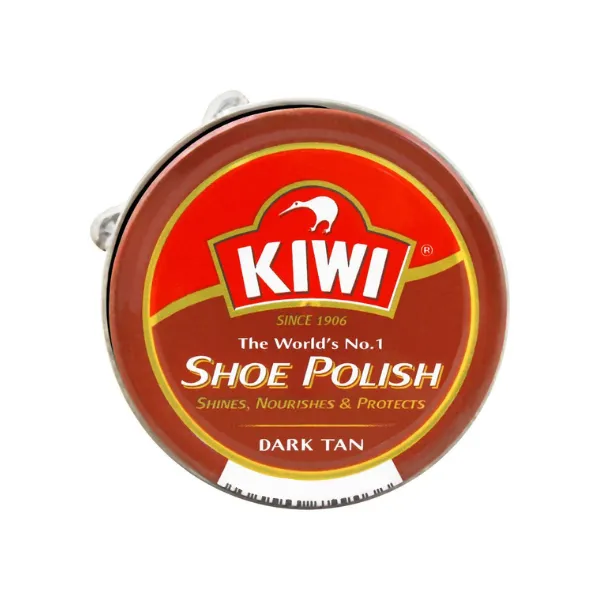 Kiwi Shoe Polish Dark Tan Tin 90mg