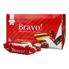 Kolson Bravo Milk Cookies with Chocolate 22g