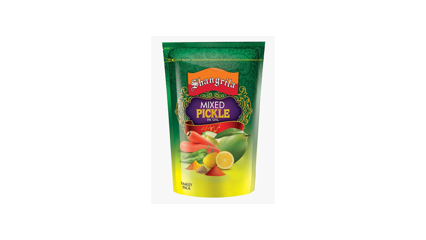 Shangrila Mixed Pickle Pouch Family Pack 800g